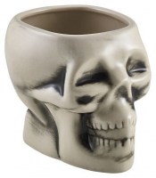 White Skull Tiki Mug